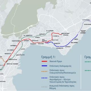 Μετρό Θεσσαλονίκης: Οι 2 γραμμές με 46 σταθμούς – Υπόγεια από Τσιμισκή (ΧΑΡΤΗΣ) 
