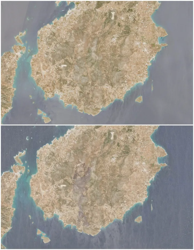 φωτιά-Πάρος