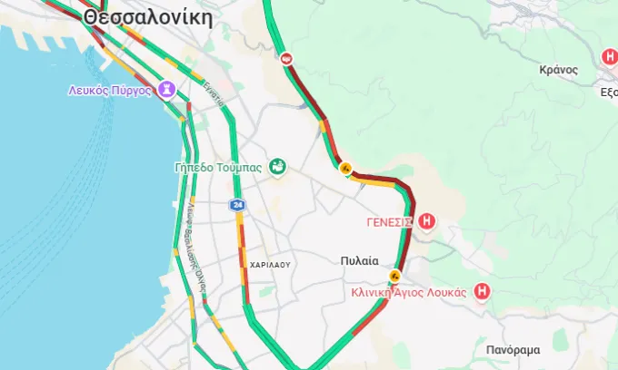 κινηση τροχαίο