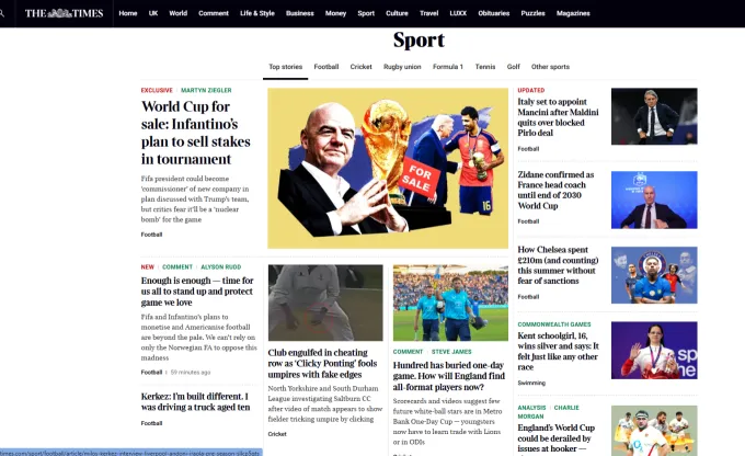 president Gianni Infantino is planning to sell stakes in the World Cup