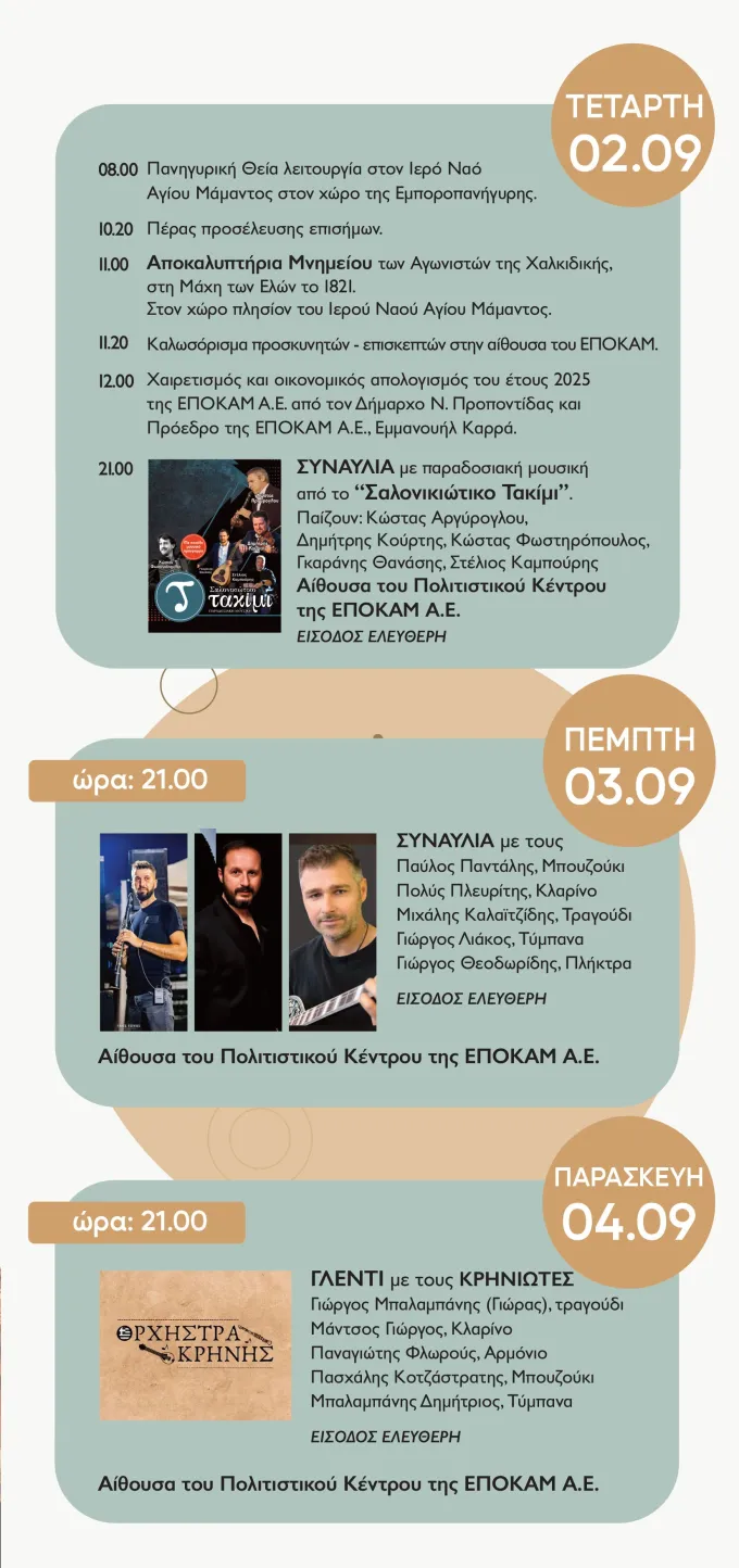 πανηγύρι Αγίου Μάμα