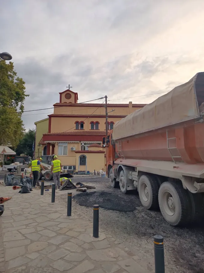 ασφαλτόστρωση Άνω Πόλη