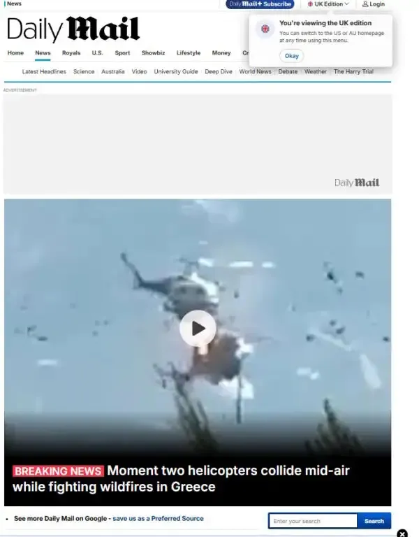πρωτοσέλιδα διεθνή τύπου