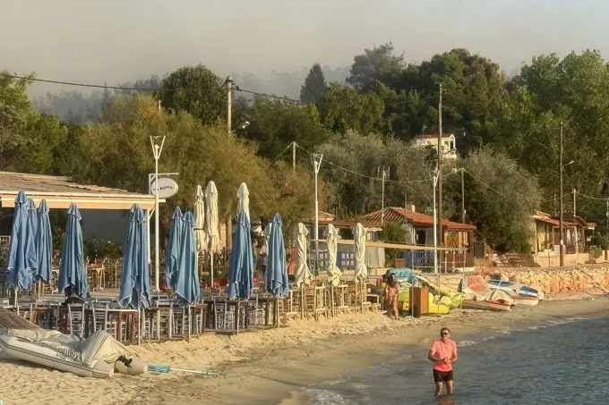 φωτιά στην Χαλκιδική