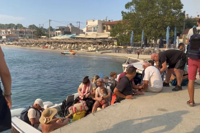 φωτιά Χαλκιδική