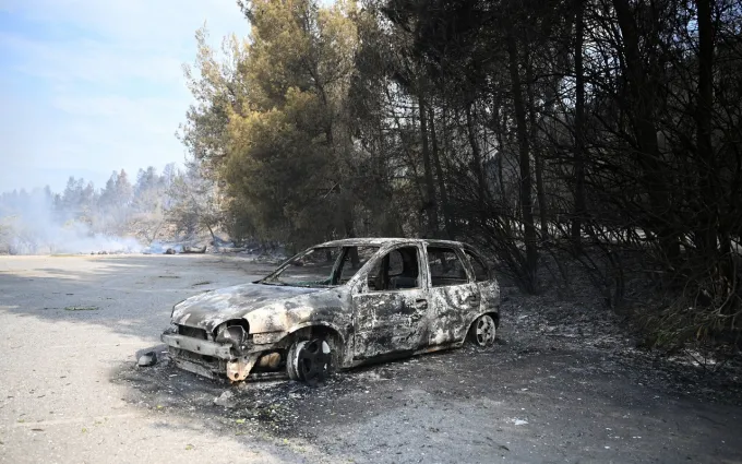 Φωτιά στη Σίβηρη Χαλκιδικής