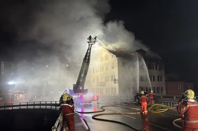 switzerland fire