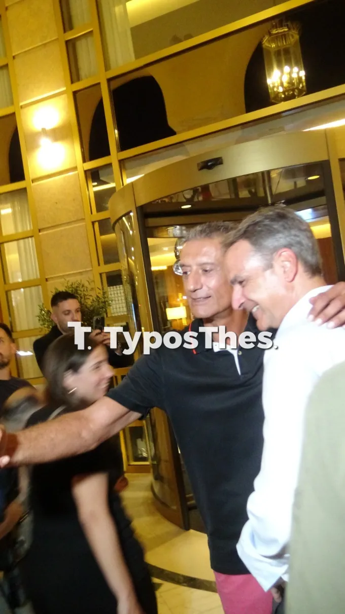 Άφιξη του πρωθυπουργού Κυριάκου Μητσοτάκη στο Electra Palace