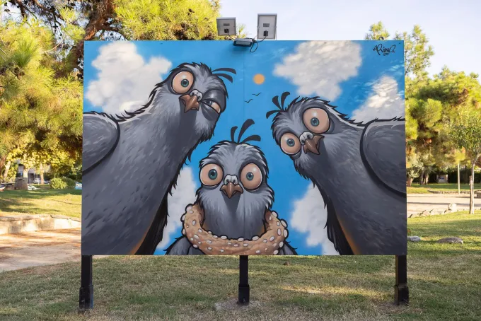 Στέλιος Αγγελούδης - Street art