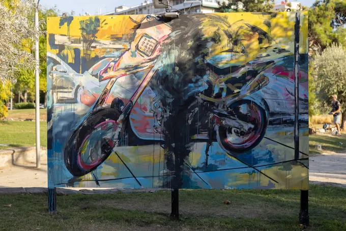 Στέλιος Αγγελούδης - Street art