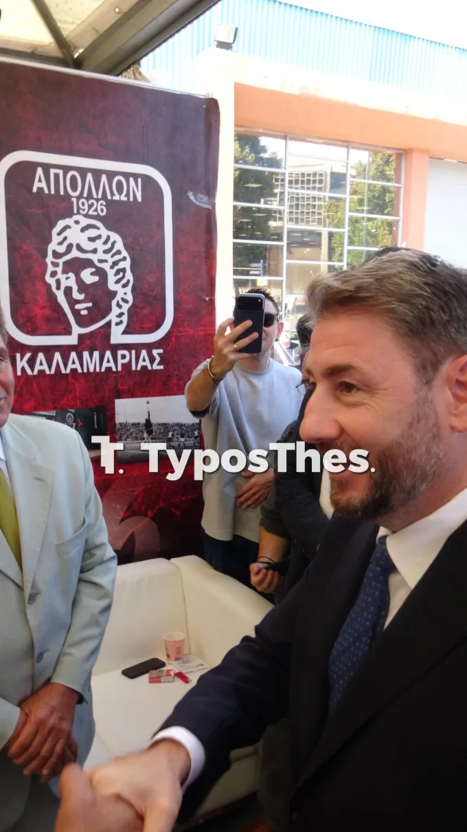Η βόλτα του Νίκου Ανδρουλάκη στα περίπτερα της 90ής ΔΕΘ