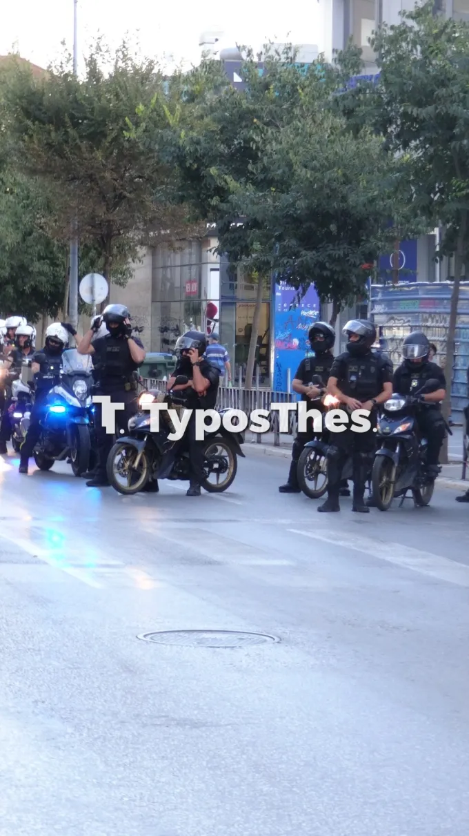 Αστυνομία στην πορεία για τη δολοφονία του Παύλου Φύσσα