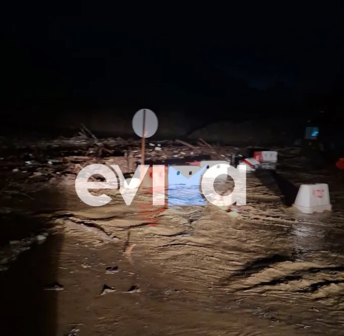 κακοκαιρία στην Εύβοια