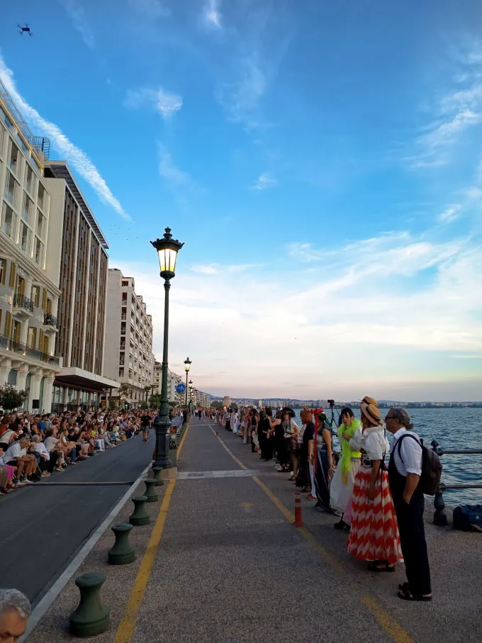 πασαρέλα παραλία Θεσσαλονίκη
