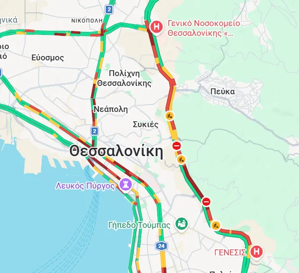 χάρτης κίνησης