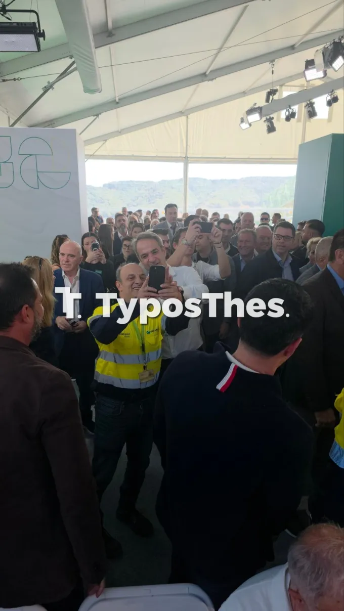 Εγκαίνια στις Σκουριές παρουσία Μητσοτάκη
