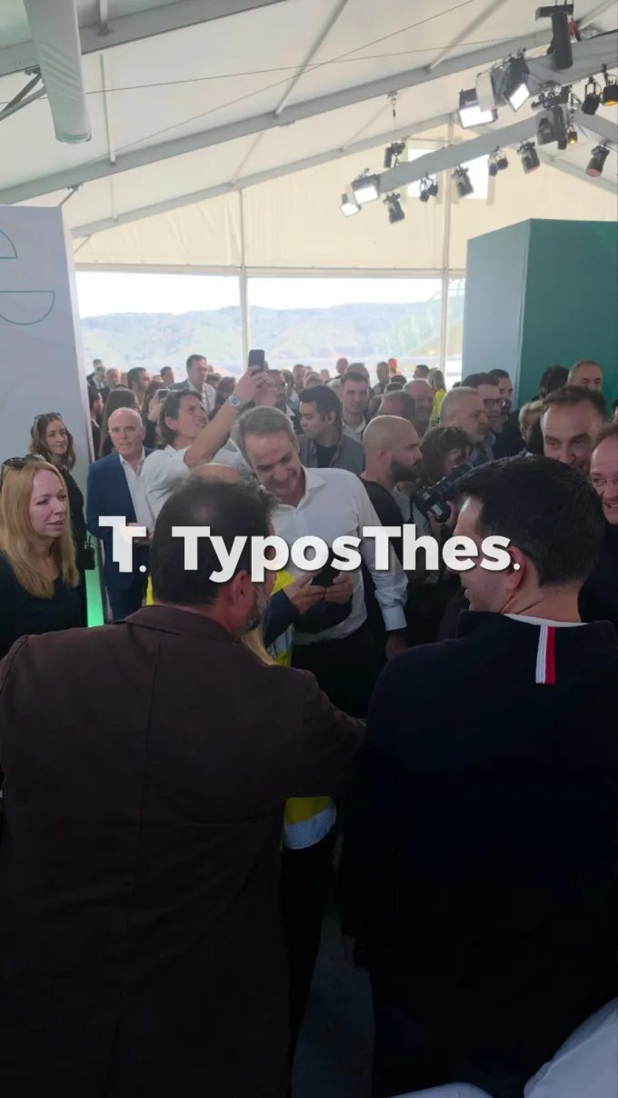 Εγκαίνια στις Σκουριές παρουσία Μητσοτάκη
