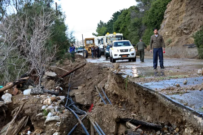 Καταστροφές στην Κρήτη από την κακοκαιρία