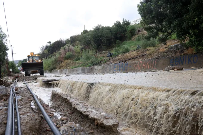 Καταστροφές στην Κρήτη από την κακοκαιρία