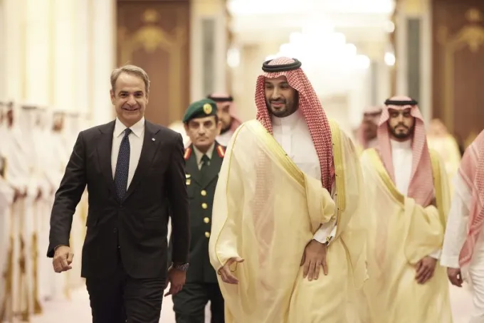 mitsotakis - bin salman
