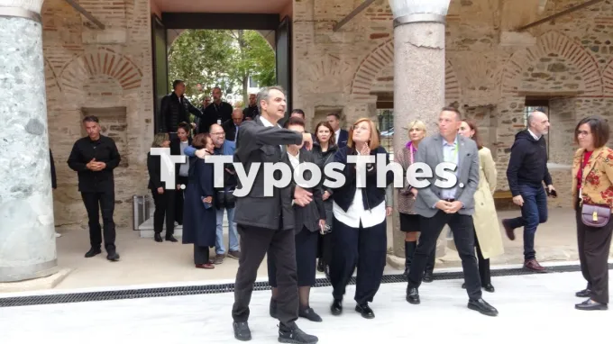 Ο Κυριάκος Μητσοτάκης στο Αλκαζάρ