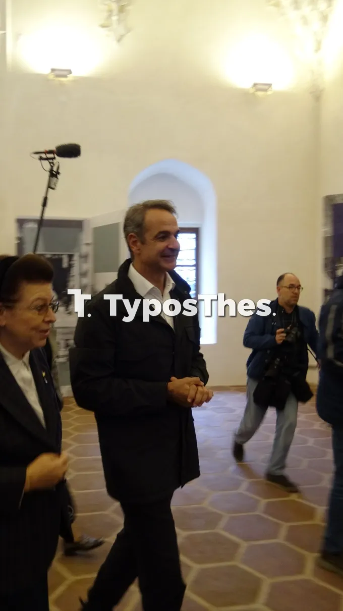 Ο Κυριάκος Μητσοτάκης στο Αλκαζάρ