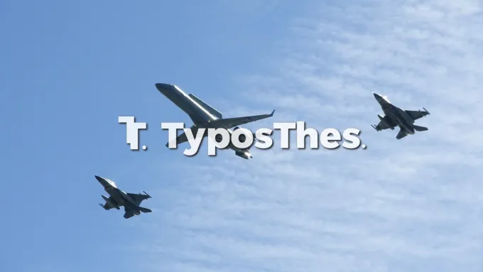 Μαχητικά αεροσκάφη στην πρόβα για την παρέλαση της 28ης Οκτωβρίου στη Θεσσαλονίκη