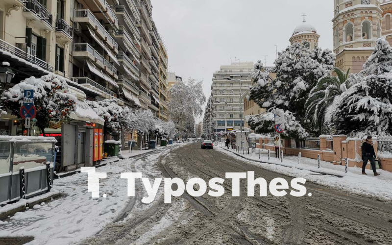 χιόνια-Θεσσαλονίκη-2019