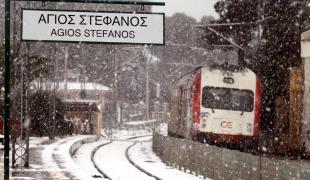 τρένο-χιόνια