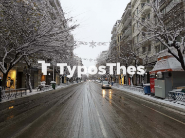χιόνια-Θεσσαλονίκη-2019