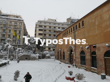 χιόνια-Θεσσαλονίκη-2019