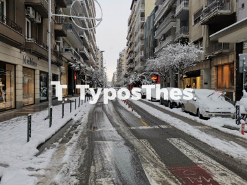 χιόνια-Θεσσαλονίκη-2019