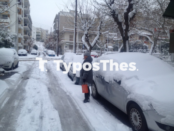 χιόνια-Θεσσαλονίκη-2019