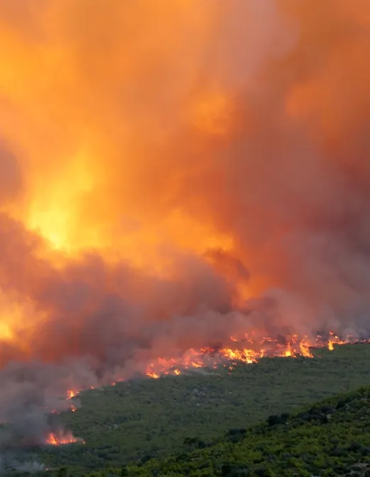 Μεγάλη φωτιά στο Πόρτο Γερμενό