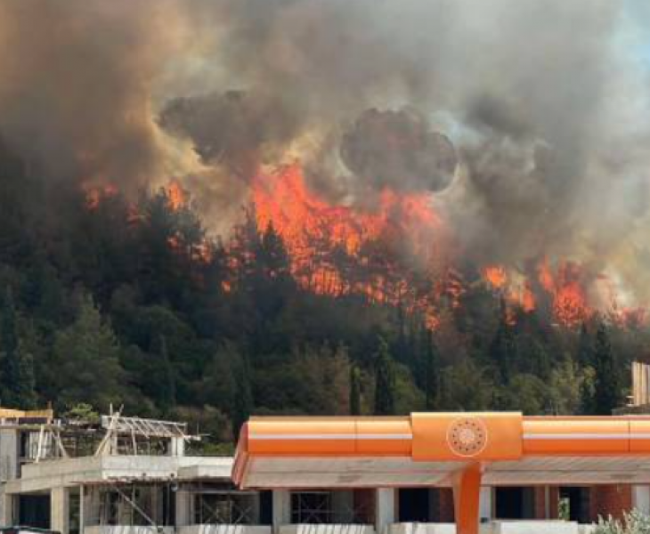 Μεγάλη φωτιά στην Καβάλα: Ήχησε 112 - Στη «μάχη» από αέρος 3 ελικόπτερα (VIDEO)