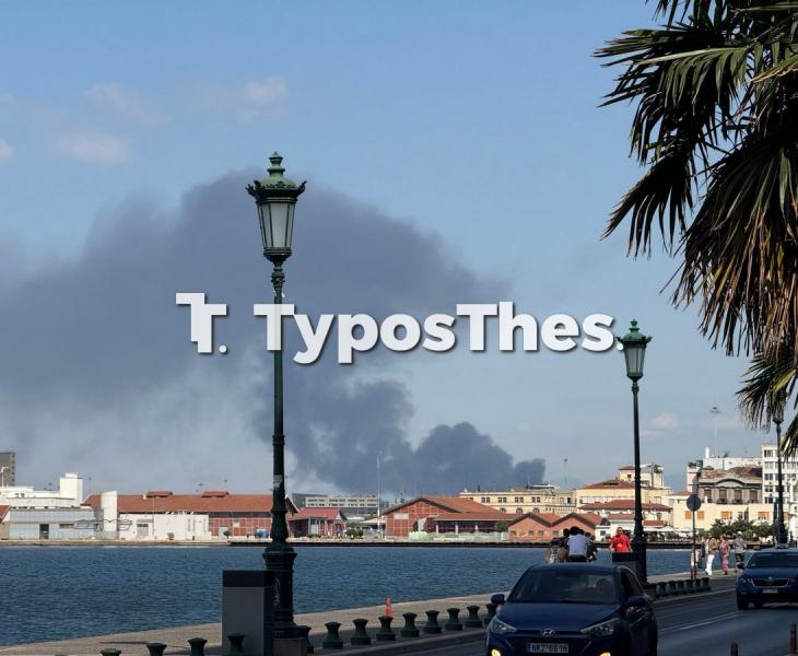 Μεγάλη φωτιά στη Θεσσαλονίκη: Ήχησε το «112» στα κινητά – Σηκώθηκαν αεροπλάνα