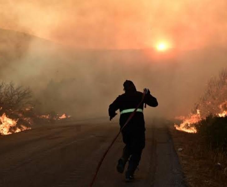 Φωτιά σε εξέλιξη λίγο έξω από Θεσσαλονίκη - Σηκώθηκαν ελικόπτερα, ήχησε το 112 