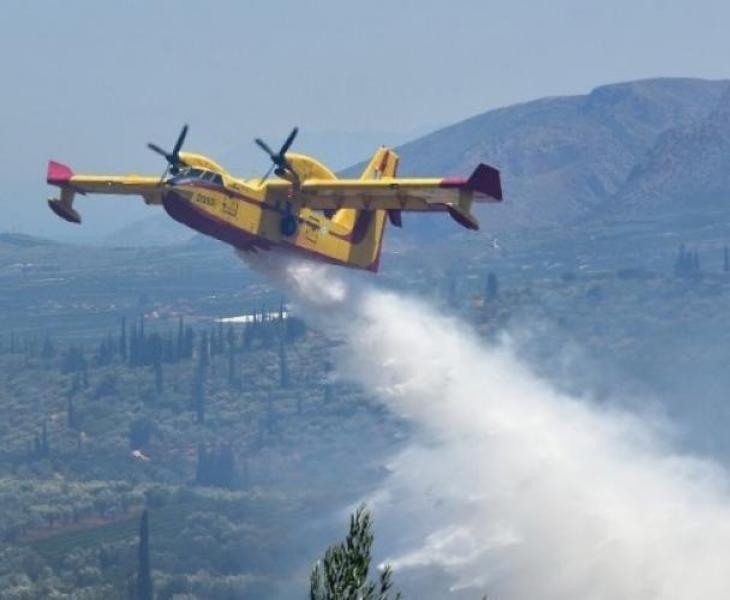 Φωτιά έξω από Θεσσαλονίκη: Σηκώθηκαν αεροπλάνα - Μεγάλη κινητοποίηση