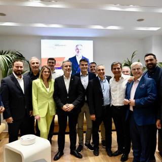 Θεσσαλονίκη: Πανστρατιά Νέας Δημοκρατίας, στο πλευρό του Ζέρβα (ΦΩΤΟ)