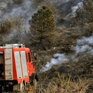 Φωτιά στον Όλυμπο, κοντά στο καταφύγιο Κορομηλιάς - Μεγάλη κινητοποίηση 
