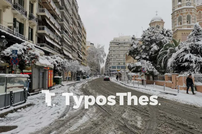 χιόνια-Θεσσαλονίκη-2019