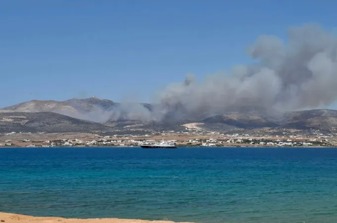 φωτιά στην Πάρο