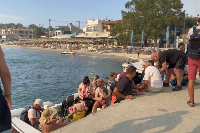 φωτιά Χαλκιδική