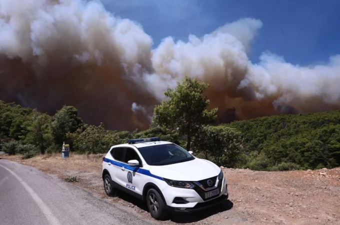 φωτιά περιπολικό