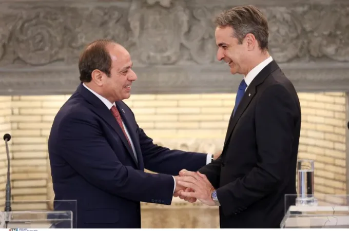 mitsotakis - al sisi