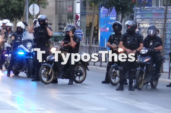 Αστυνομία στην πορεία για τη δολοφονία του Παύλου Φύσσα