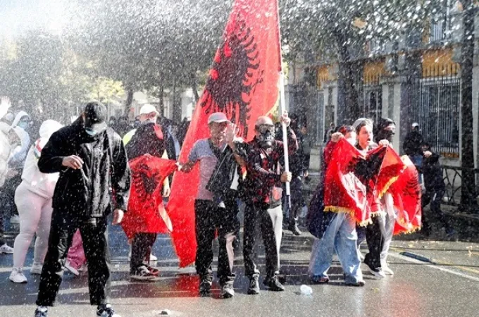Αλβανία διαδηλώσεις