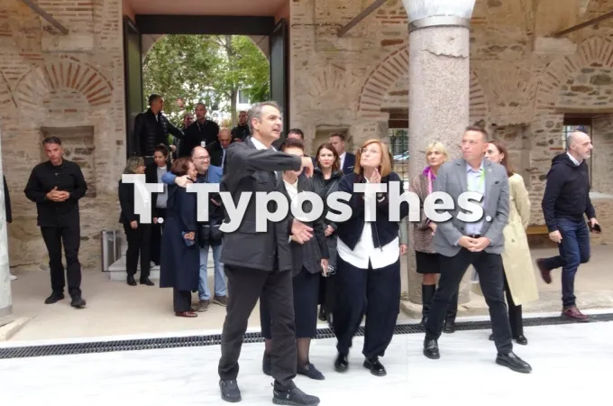 Ο Κυριάκος Μητσοτάκης στο Αλκαζάρ
