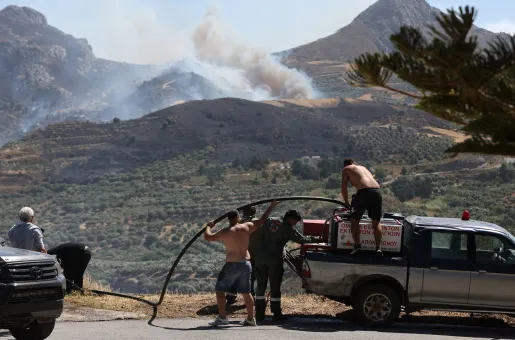 φωτιά στην Κρήτη