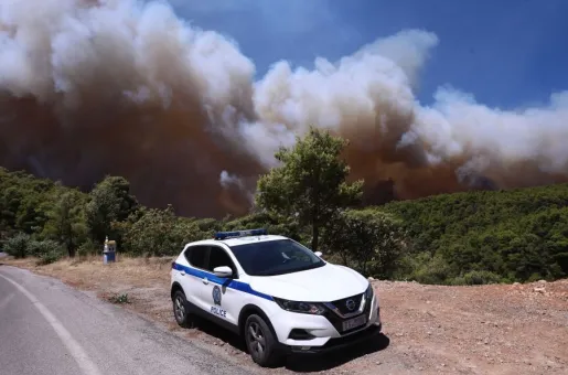 φωτιά περιπολικό